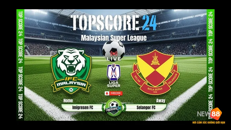 Cầu thủ của Imigresen đang dùng kỹ thuật cá nhân để vượt qua cầu thủ của Selangor