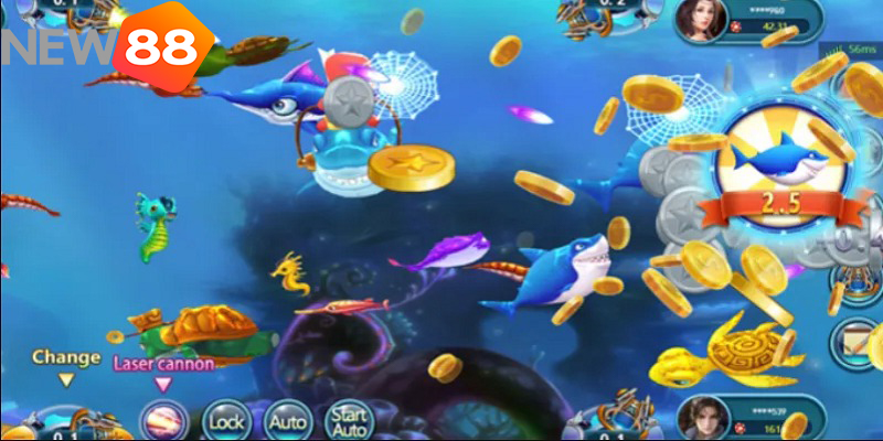 Bắn Cá Rùa Xanh – Game Săn Cá Đổi Thưởng Chỉ Có Tại New88 6 Vũ khí bắn cá rùa xanh